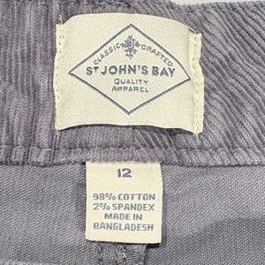 St. John's Bay Charcoal Corduroy Flare Pants